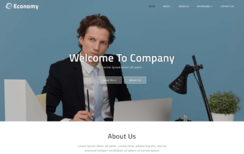 Economy - Business Category Bootstrap Responsive Web Template