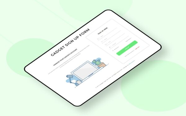 gadget-signup-form