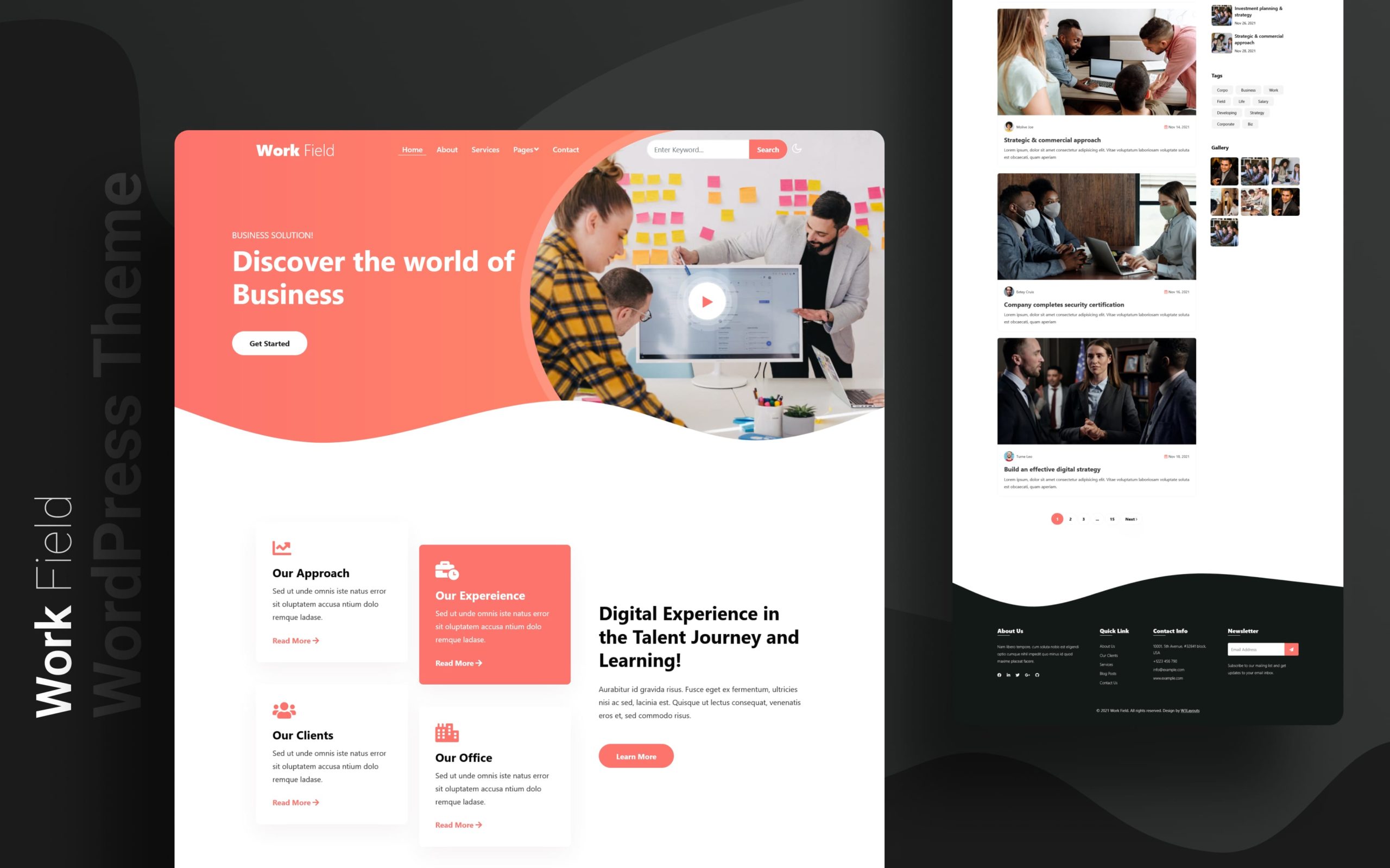 Work Field a Corporate WordPress Theme » W3Layouts