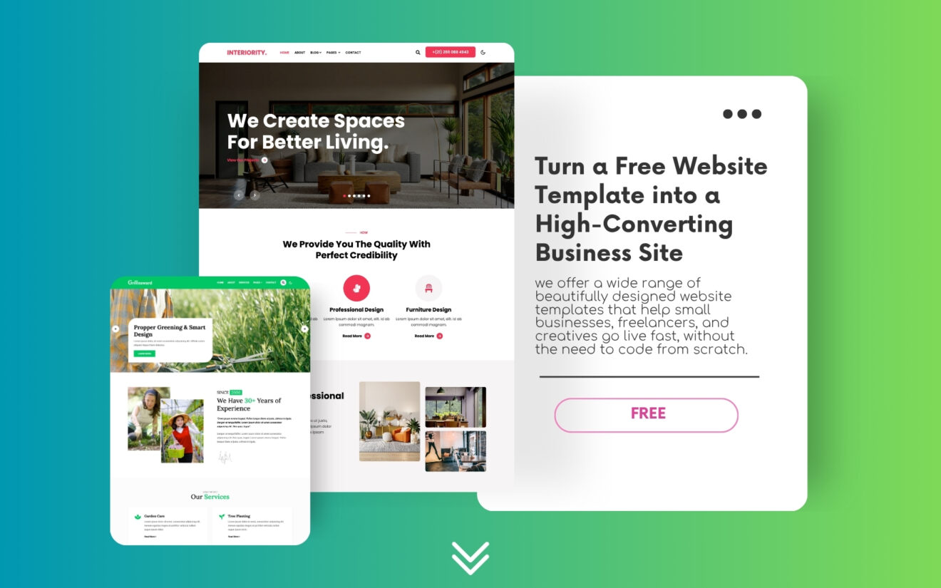 Turn a Free Website Template into a High-Converting Business Site