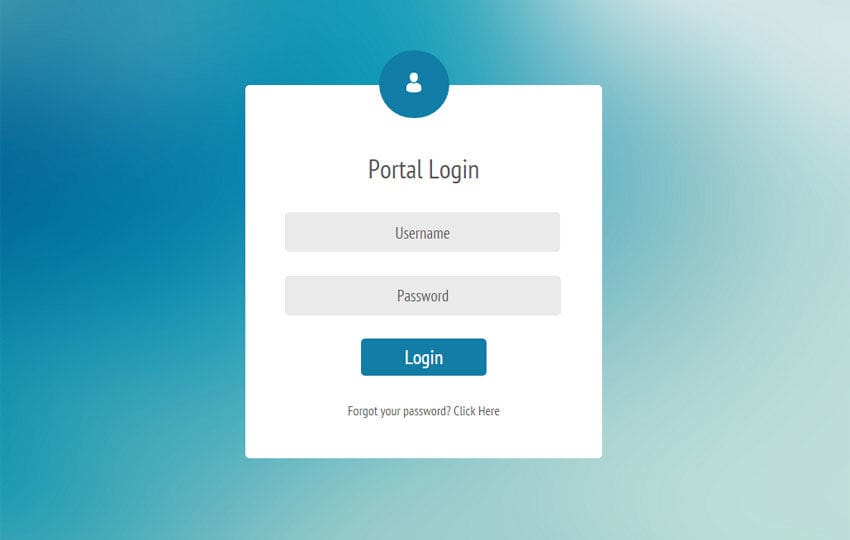 Portal Login Form Responsive Widget Template | Free Download Nude Photo ...