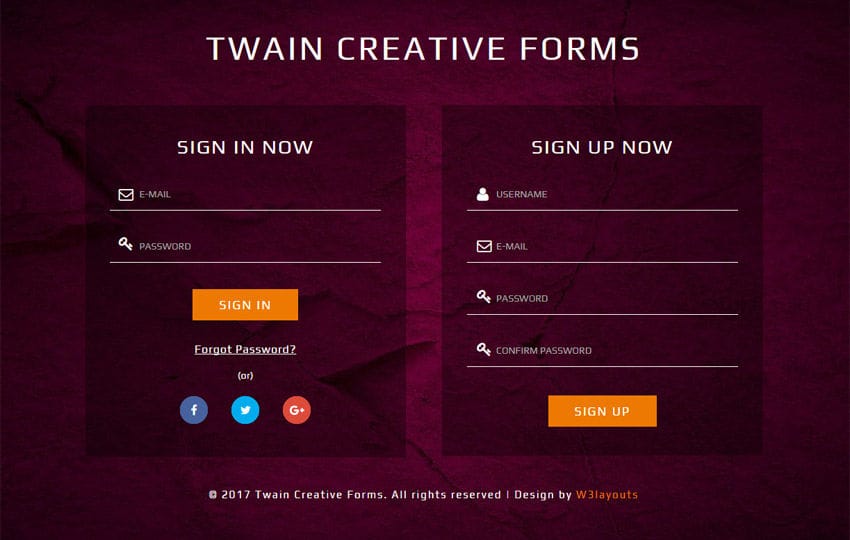 twain-creative-forms-responsive-widget-template