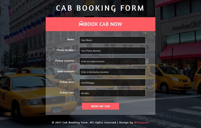 cab-booking-form-a-responsive-widget-template