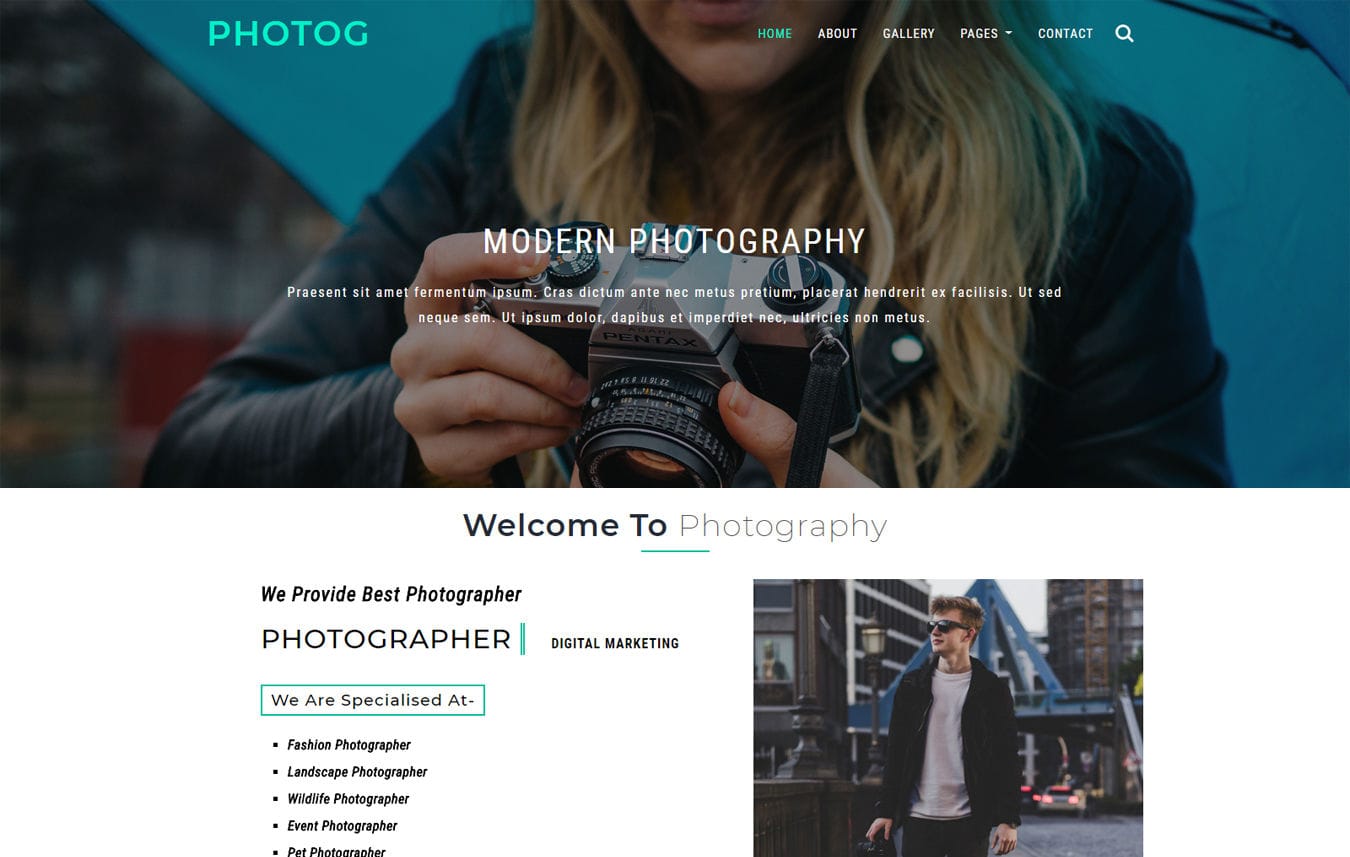 free mobile website template top botton banners