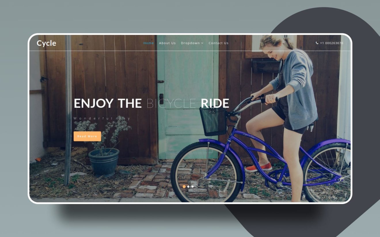 cycle website template