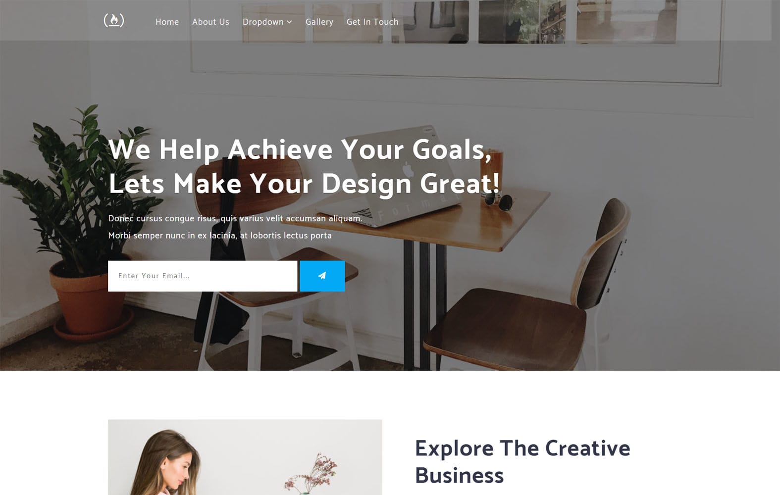 Achieve a Flat Bootstrap Responsive Web Template
